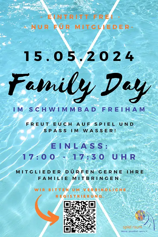 Spielraum eV Sportverein Family Day Schwimmen Mai 2024
